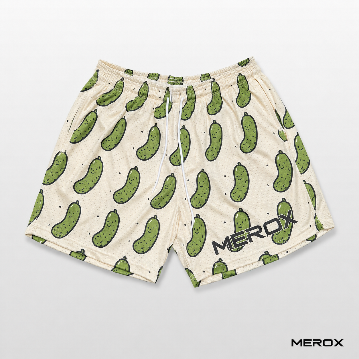 MEROX Pickle 5-Inch Mesh Shorts | Zipper Pockets