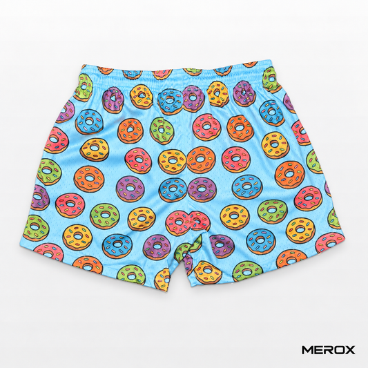 MEROX Donut 5-inch mesh shorts back view