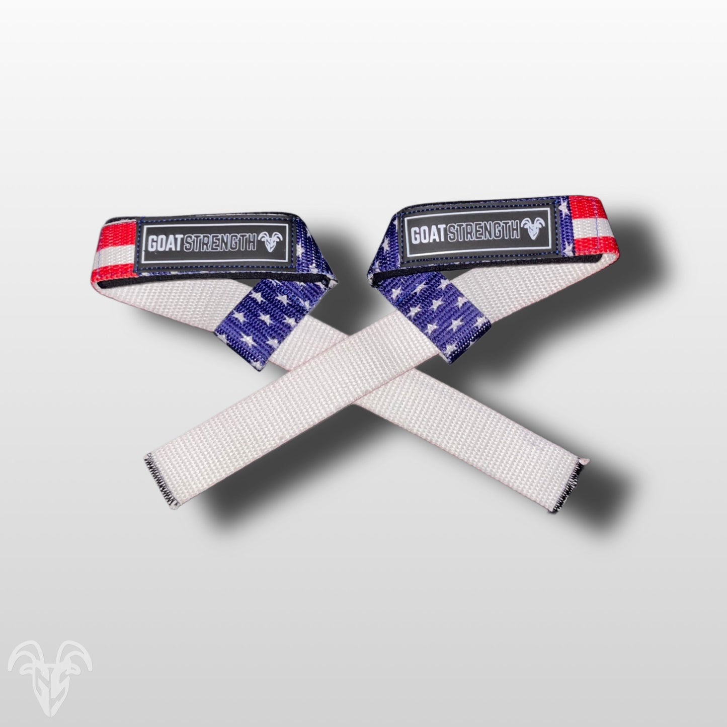 USA American Flag Themed Lifting Straps (1 Pair) - Wrist Straps for Weightlifting