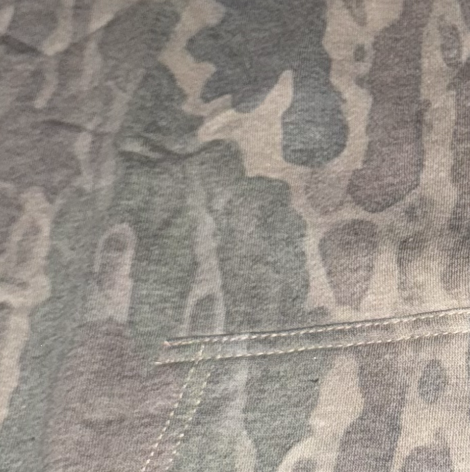 Goat Strength White Washed Old School Camo Hoodie - Old School Camouflage with White Washed overlay for Men & Women Sweaters, Realistic Camouflage