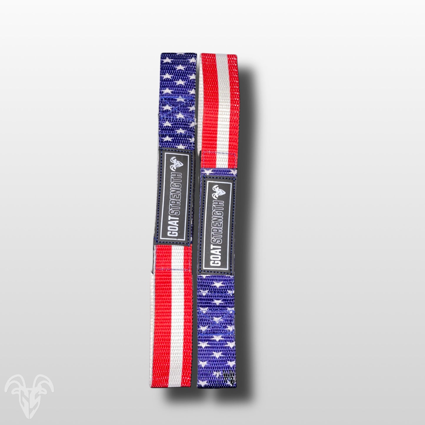 USA American Flag Themed Lifting Straps (1 Pair) - Wrist Straps for Weightlifting