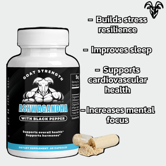 Unleashing the Power of Ashwagandha: The Comprehensive Benefits of Goat Strength's Latest Supplement