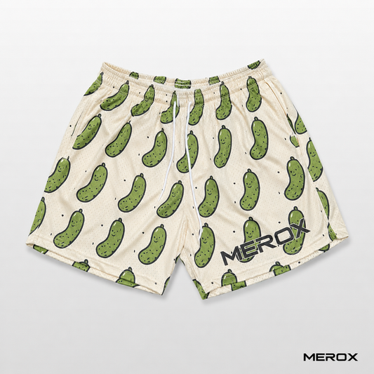 MEROX Pickle 5-inch mesh shorts front view