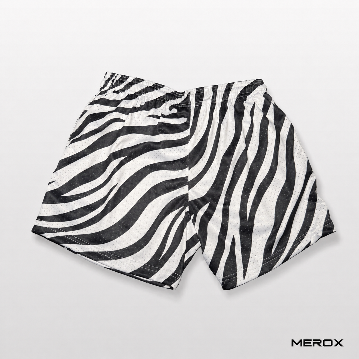 MEROX Zebra Print mesh shorts back view