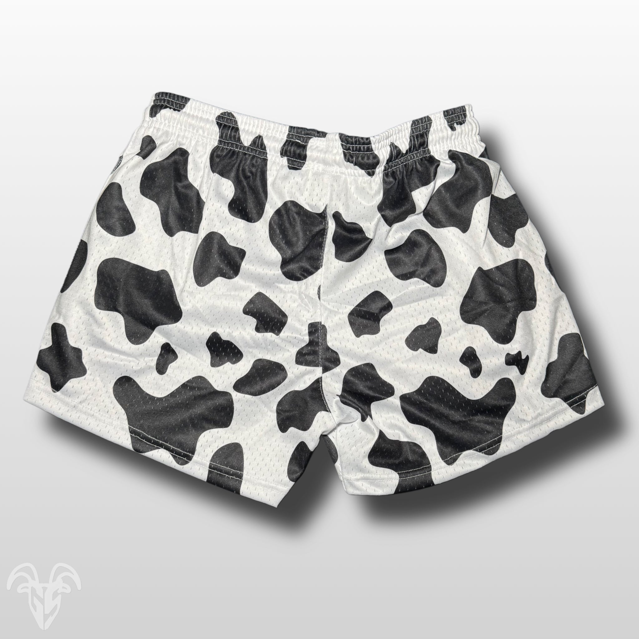 Goat Strength Final Stock – Black & White Cow Print 5-Inch Mesh