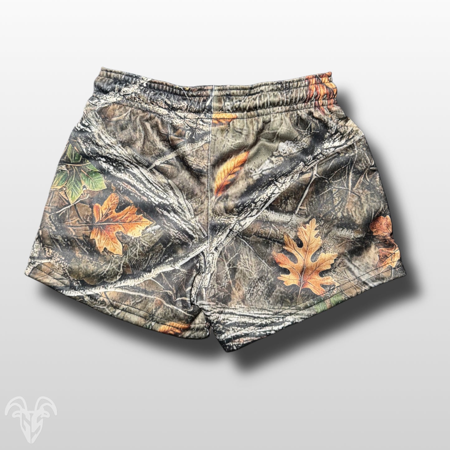 GOAT Strength YOUTH Camouflage Mesh Shorts – Zipper Pockets - Camo