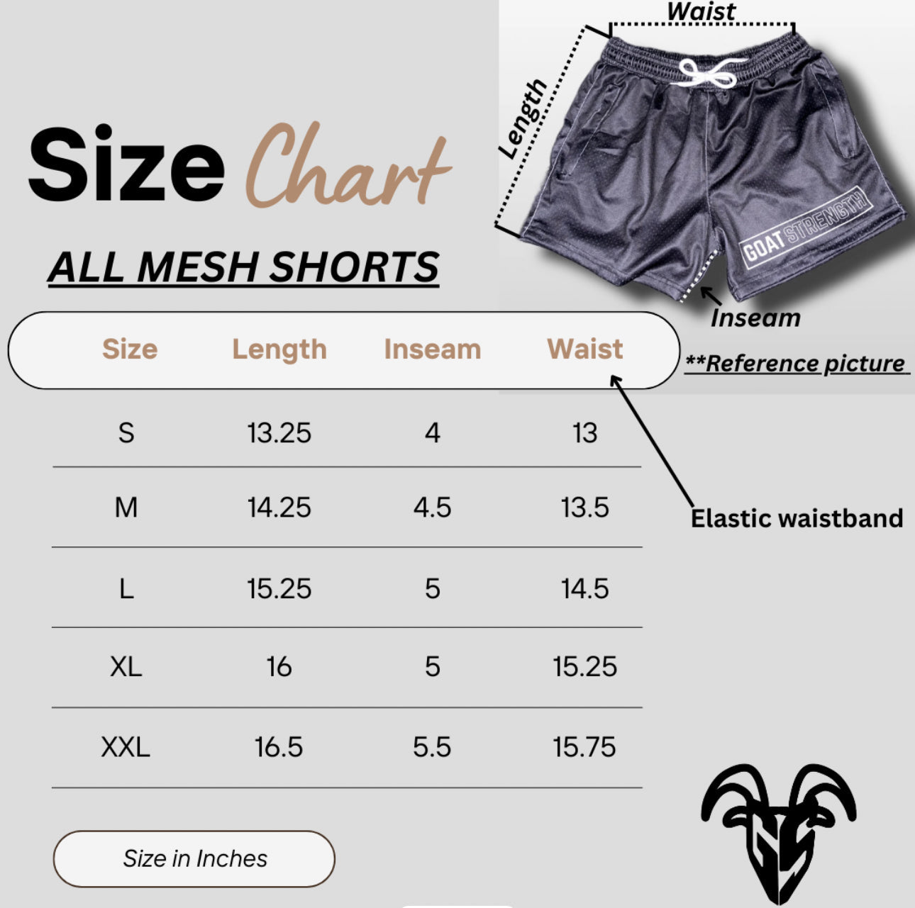 Goat Strength Western Mesh Shorts – 5” Inseam Athletic Shorts with Zipper Pockets for Gym, Running, Pickleball & Training