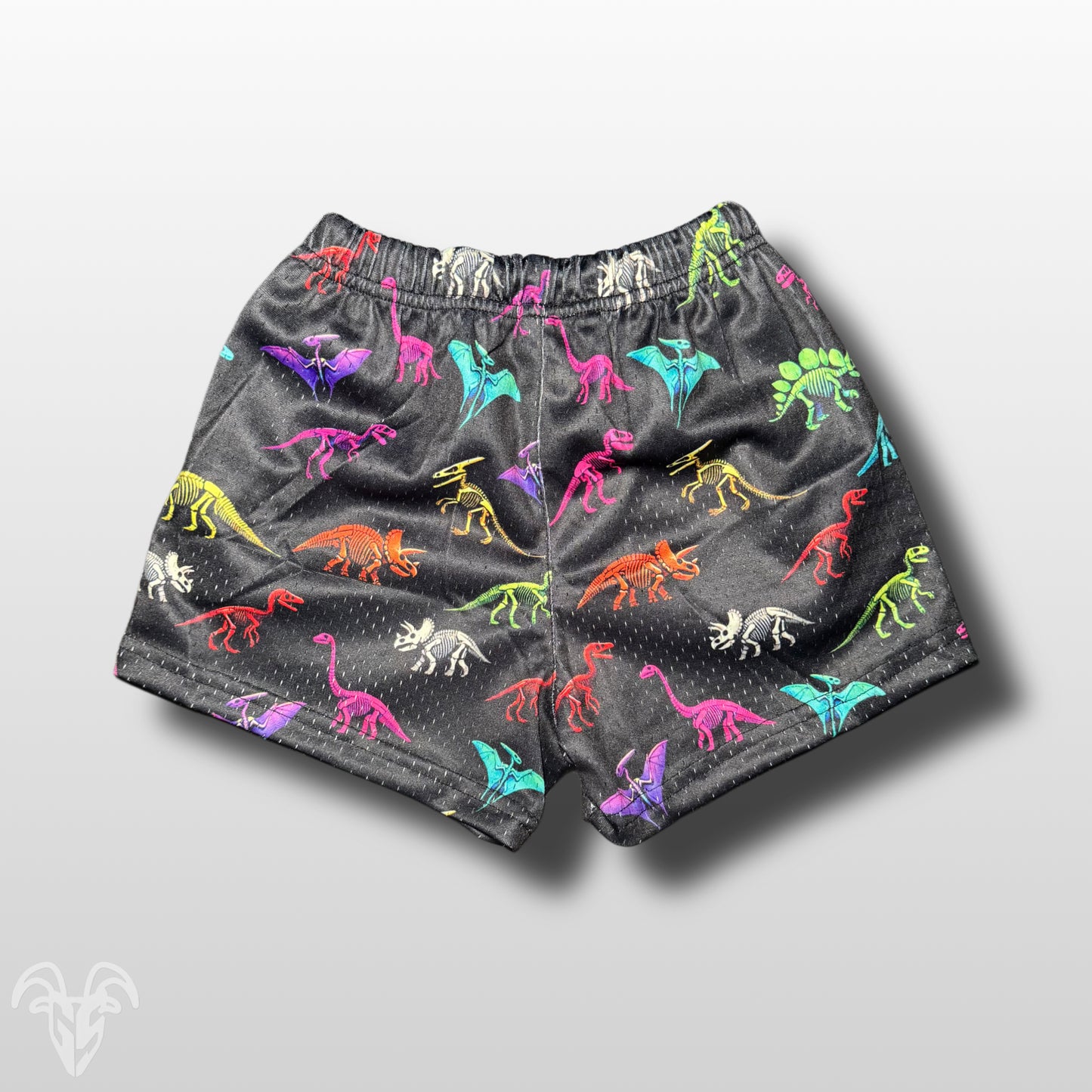 GOAT Strength YOUTH Mesh Shorts – Dinosaur Edition