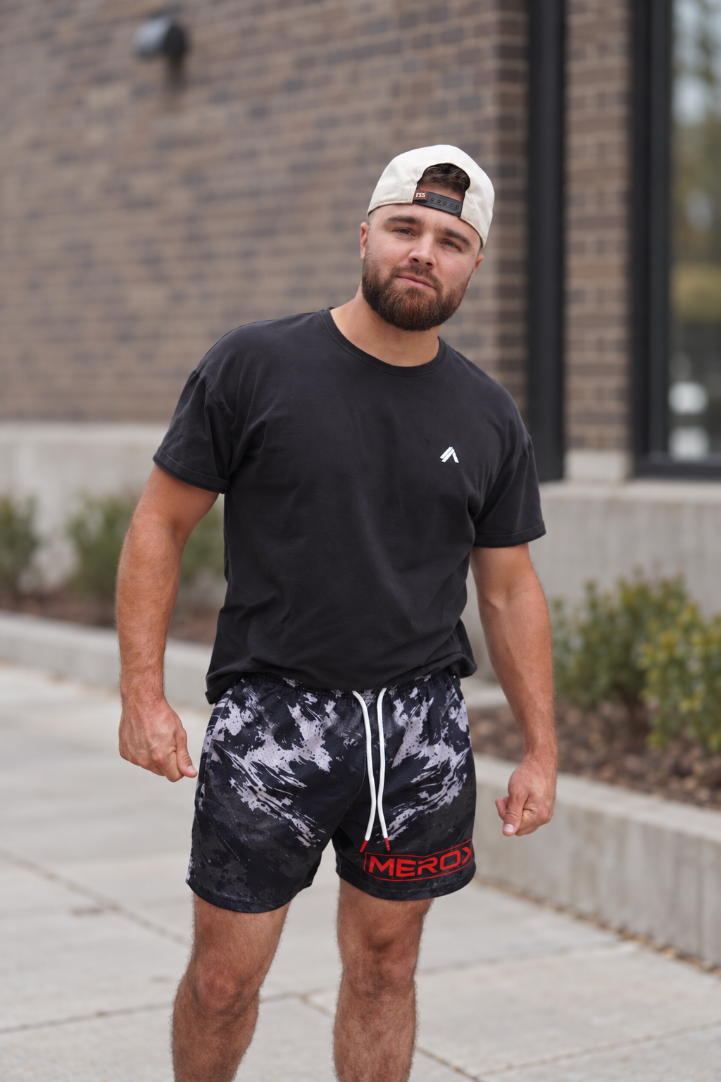 MEROX Scratch Camo 5-Inch Mesh Shorts – Unisex with Zipper Pockets