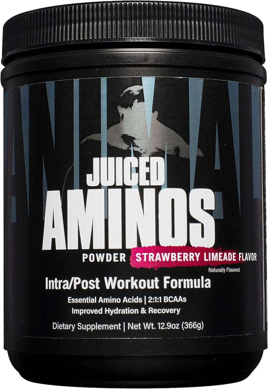Animal Juiced Amino Acids - BCAA/EAA Matrix Plus Hydration with Electrolytes and Sea Salt Anytime Recovery and Improved Performance - 30 Servings - The GOAT Strength