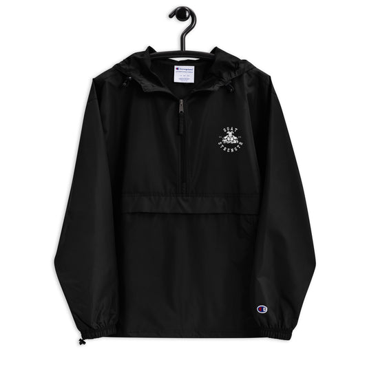 Goat Strength Gym Embroidered Champion Packable Jacket