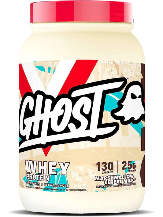 GHOST WHEY Protein Powder, Chips Ahoy! - 2lb, 25g of Protein - Whey Protein Blend - ­Post Workout Fitness & Nutrition Shakes, Smoothies, Baking & Cooking - Cookie Pieces Inside - The GOAT Strength