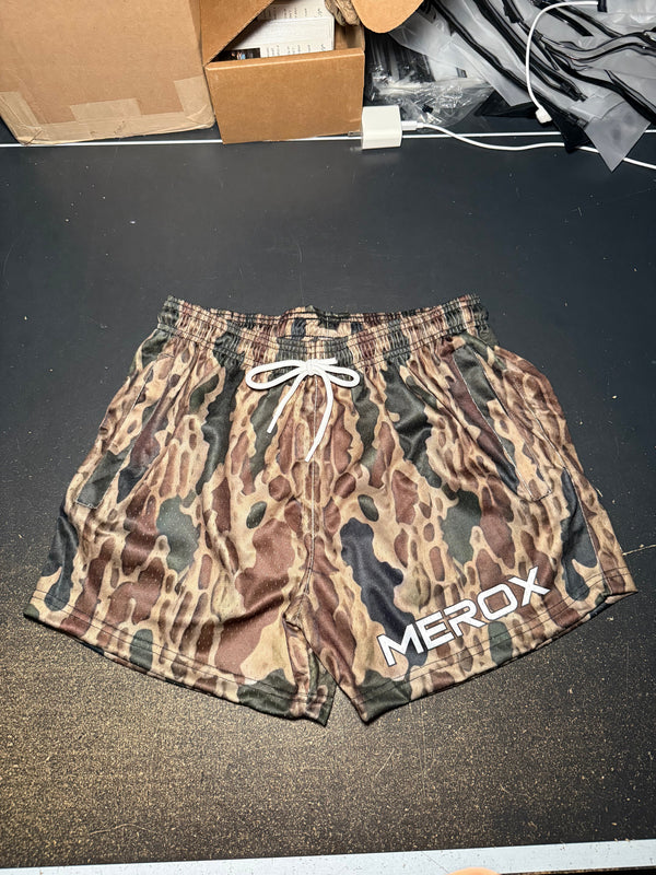 Goat Strength Old School Camo mesh shorts