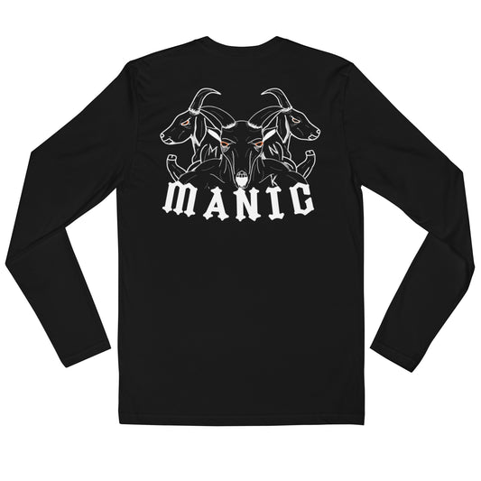 Manic Kevin Long Sleeve Fitted Crew