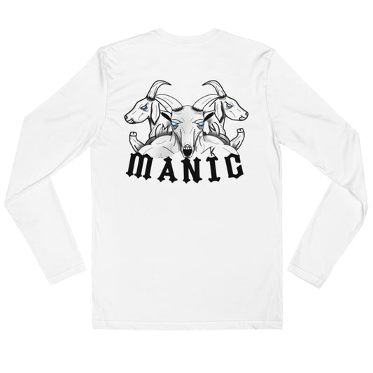 Manic Kevin Long Sleeve Fitted Crew