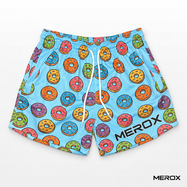 MEROX Donut 5-inch mesh shorts front view