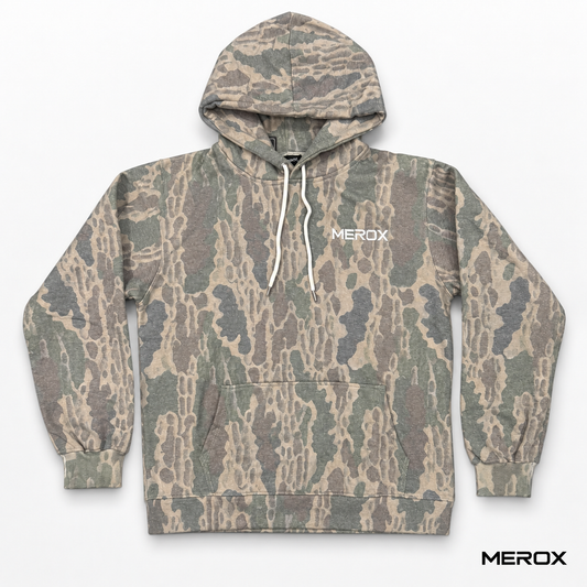 MEROX Old School Camo Hoodie back view