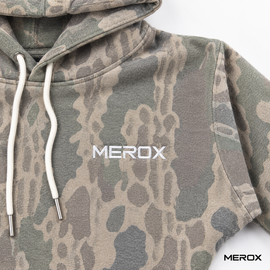 MEROX Old School Camo Hoodie front view