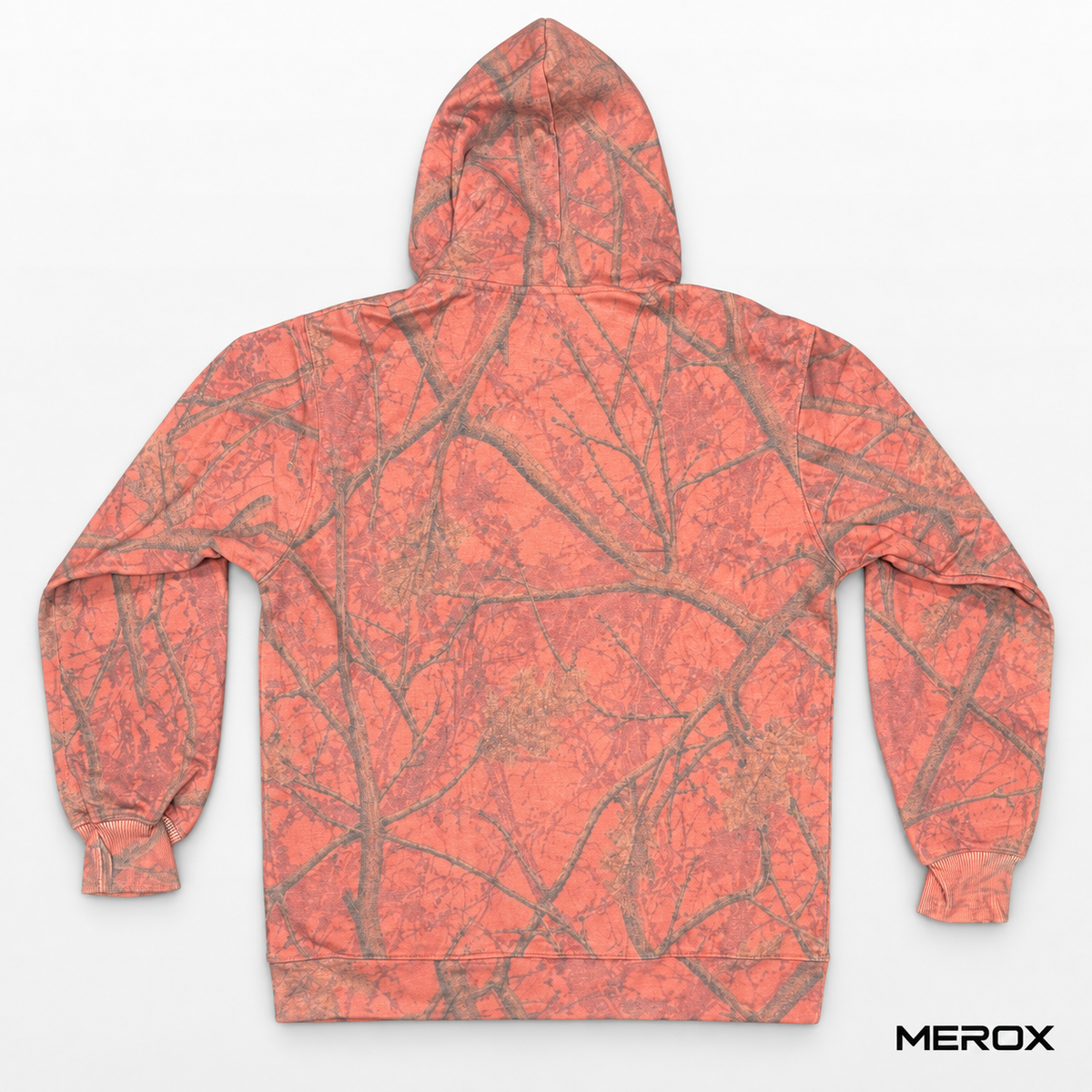 MEROX Orange Camo Hoodie alternate view