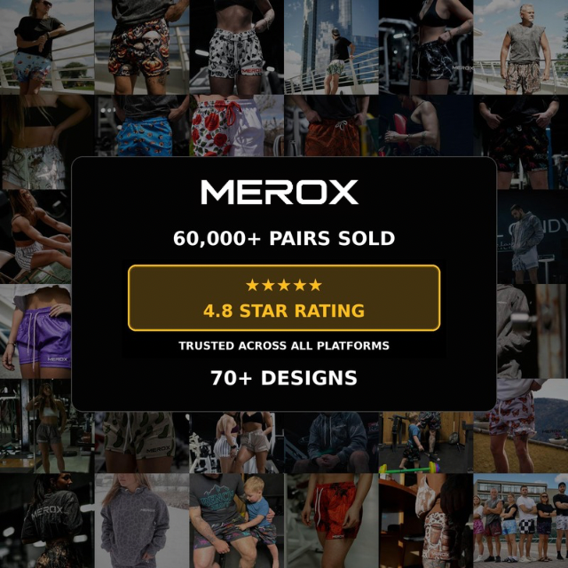 MEROX athletic shorts customer rating and brand collection