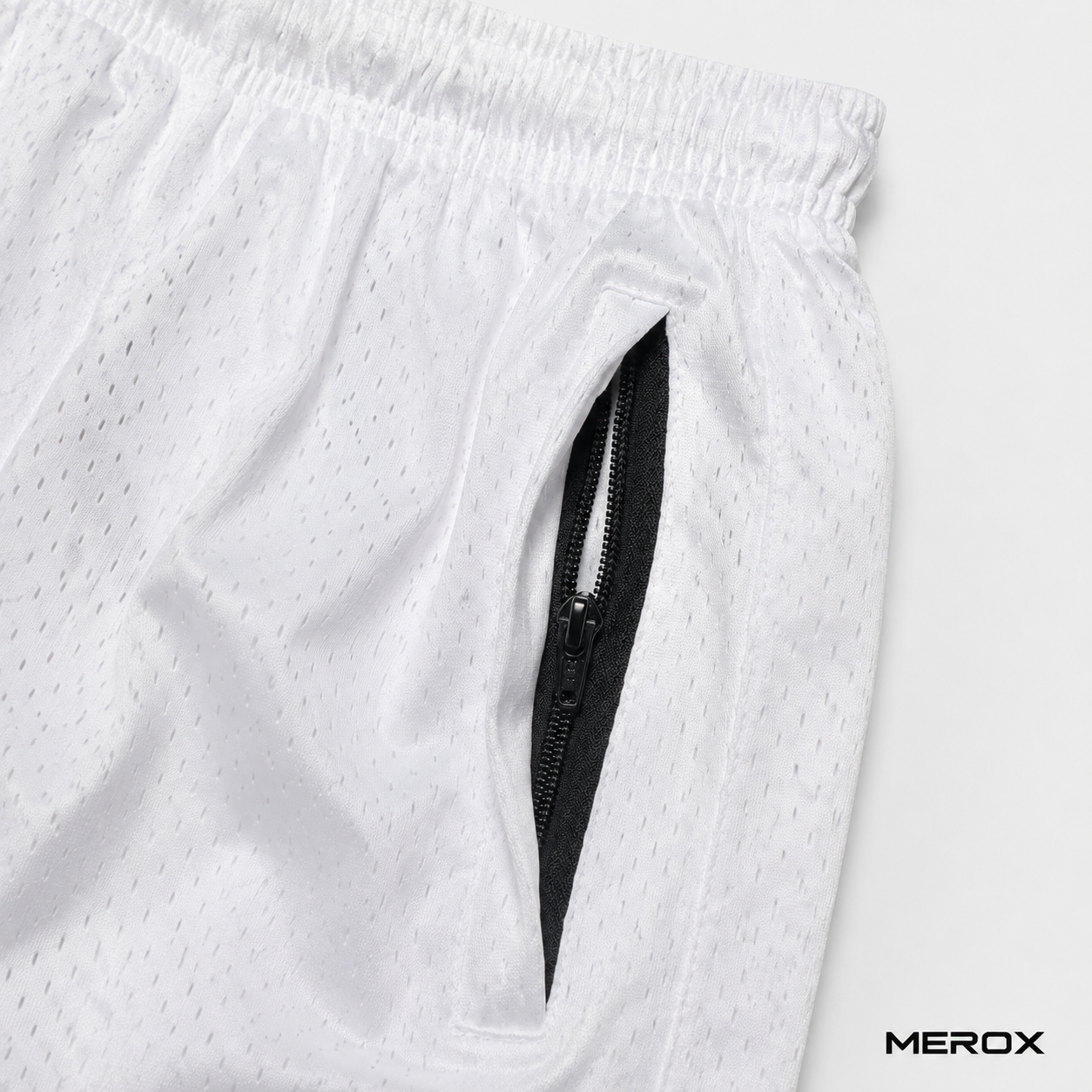 MEROX Split Rose mesh shorts product photo