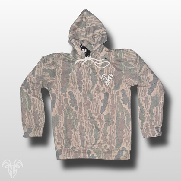 Goat Strength Final Stock – Embroidered Old School Camo Hoodie