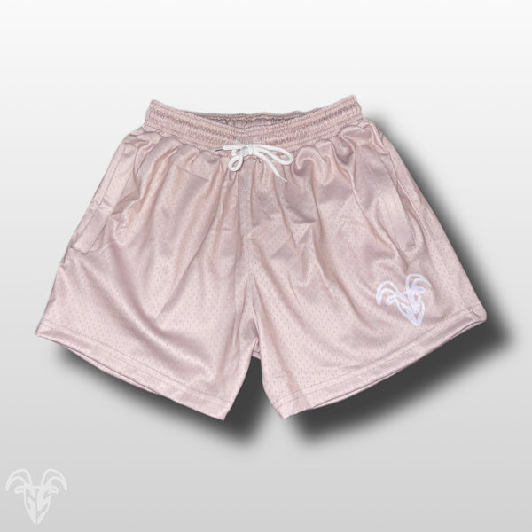 Goat Strength Final Stock – Tan 5-Inch Mesh Shorts