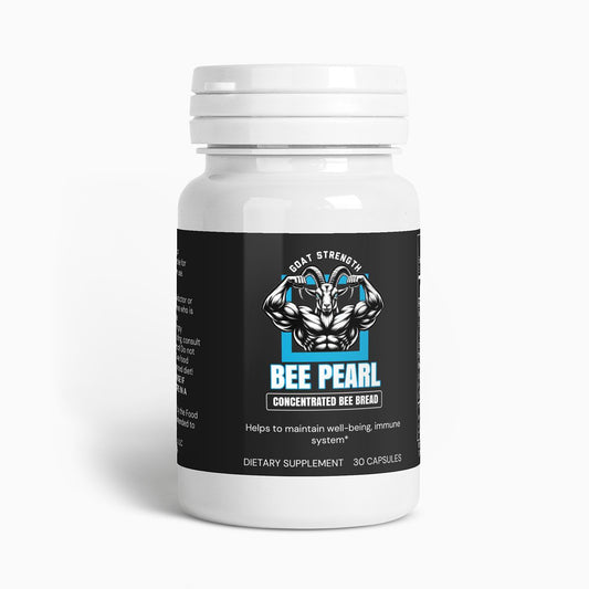 Bee Pearl Vitality Capsules: Natural Bee Bread Blend for Enhanced Immunity & Energy