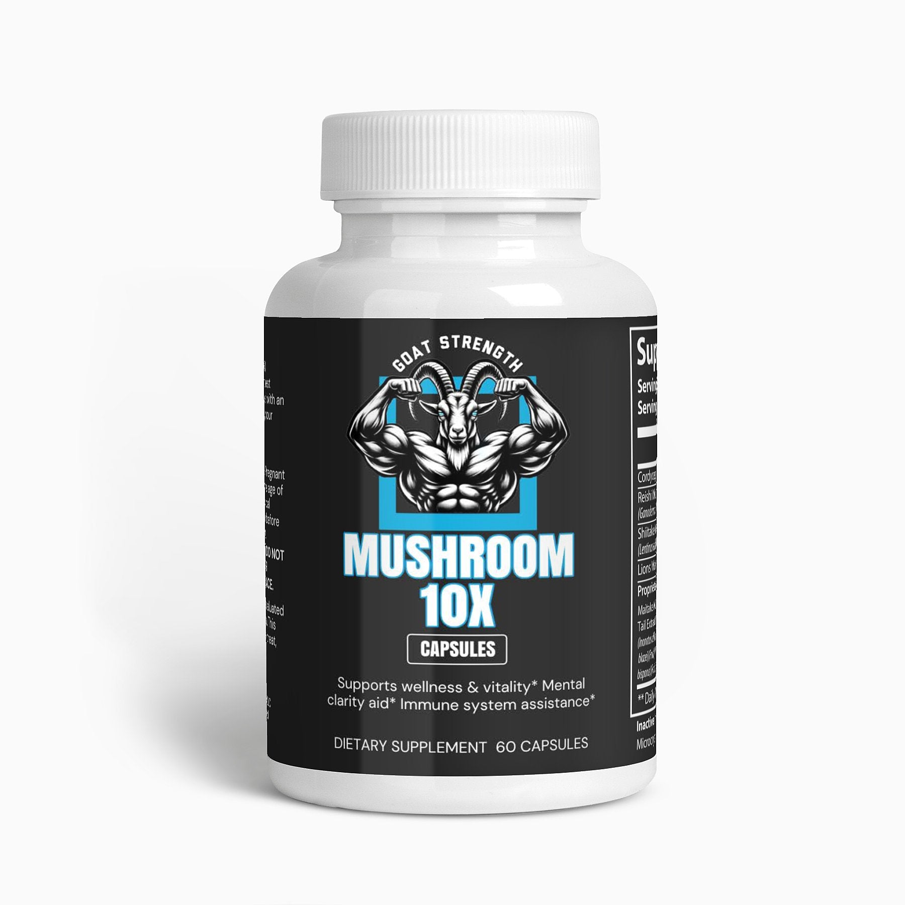 Mushroom MasterBlend: Comprehensive Formula with Chaga, Cordyceps, Reishi & Lion's Mane for Optimal Wellness