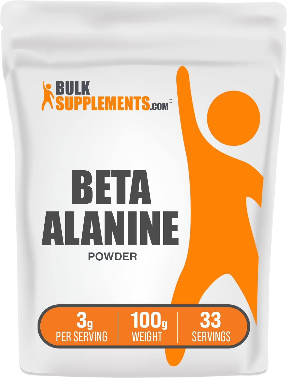 Nutricost Beta Alanine Powder 500 Grams (1.1lbs) - Pure Beta Alanine,  Gluten Free & Non-GMO