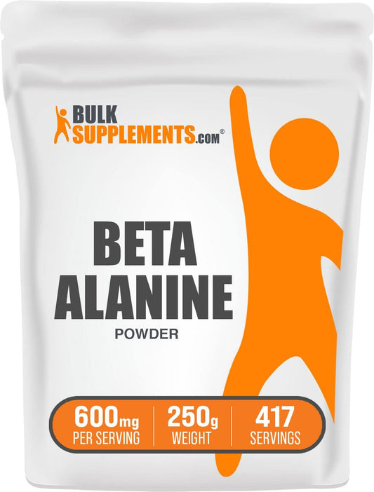BULKSUPPLEMENTS.COM Beta Alanine Powder - Beta Alanine 3000mg, Beta Alanine Pre Workout, Beta Alanine BCAA, Beta Alanine Supplements - 3g (3000mg) per Serving, 166 Servings (500 Grams - 1.1 lbs) - The GOAT Strength