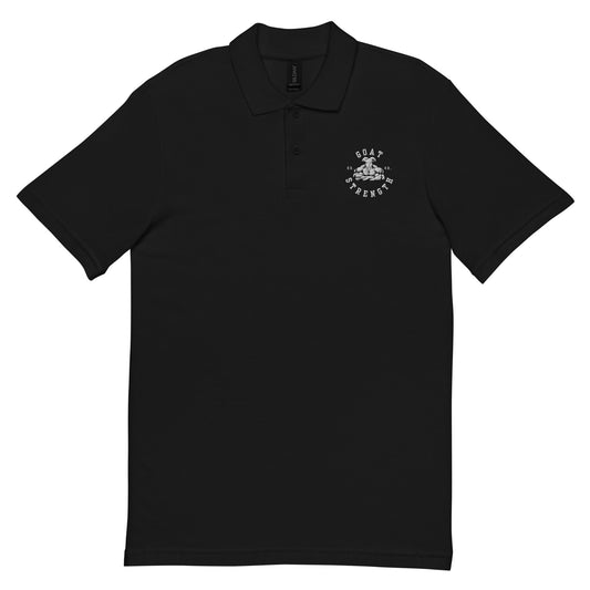 Embroidered Goat Strength Polo Shirt - The GOAT Strength