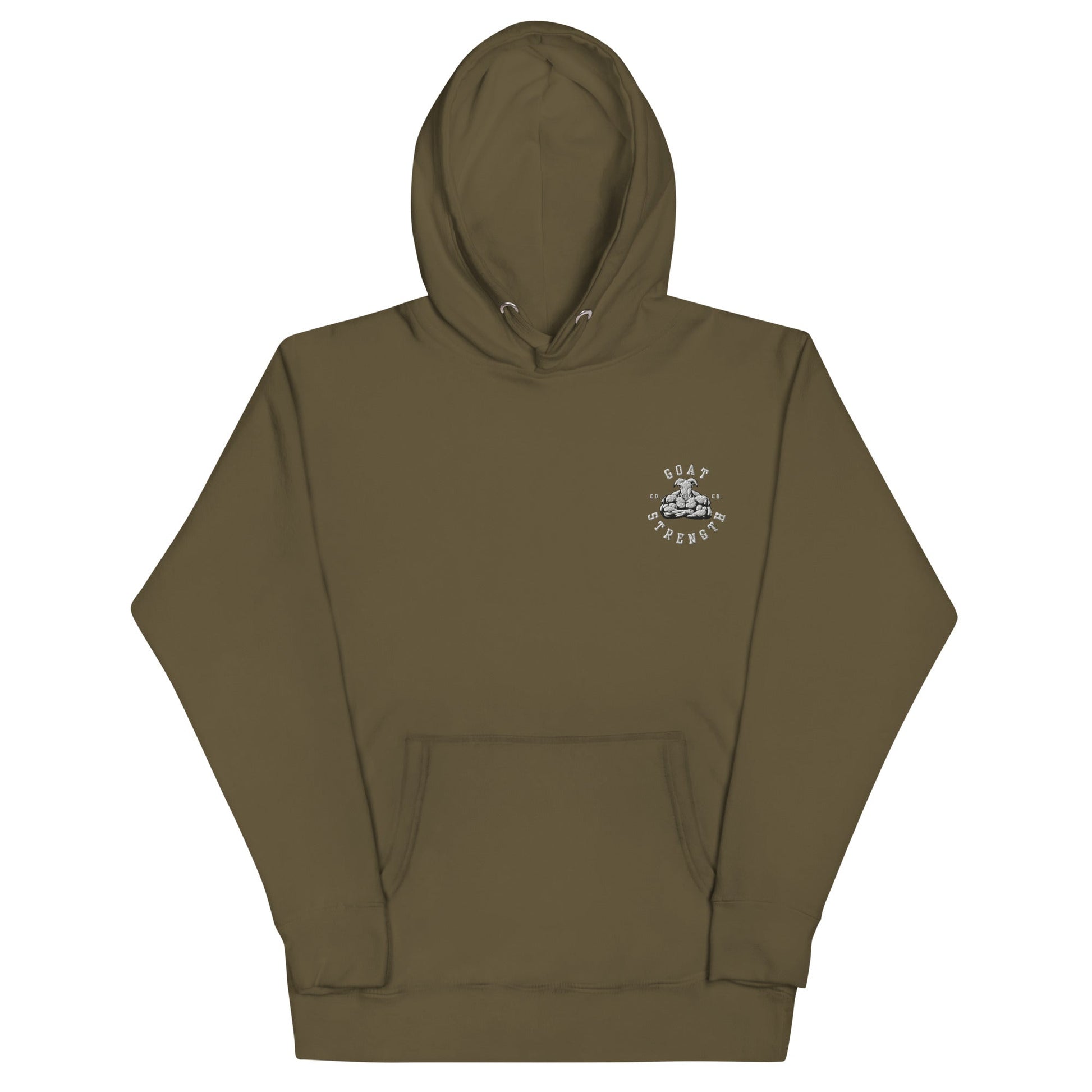 GOAT Strength Embroidered Sweatshirt - The GOAT Strength